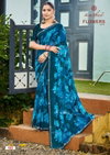 Flowers Vol 1 By Kashvi Major Georgette Best Saree Wholesale Shop In Surat
